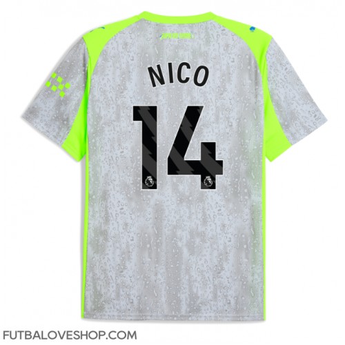 Dres Manchester City Nico Gonzalez #14 Tretina 2025-26 Krátky Rukáv